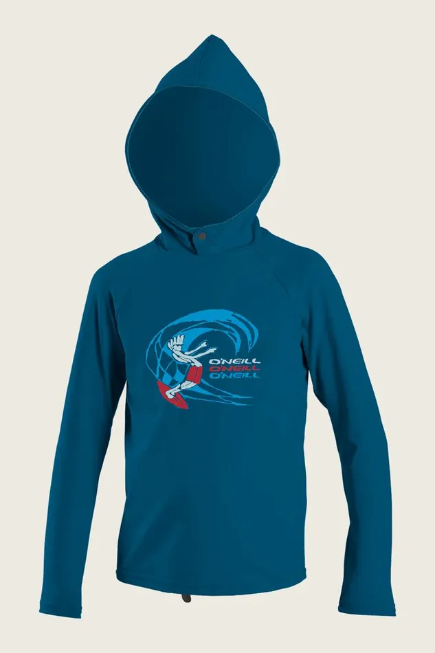 TODDLER O039ZONE LS SUN HOODIE Ultra Blue Kids O039NEILL Youth Wetsuits