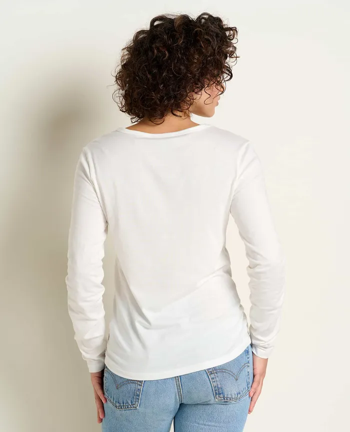 Tops and TShirts Women8217s ToadandCo Rose Long Sleeve Tee Egret