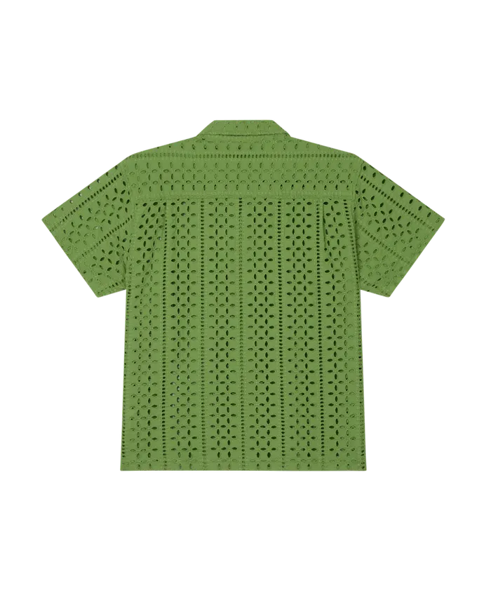 TOPS OBEY Clothing Men AYERS SS SHIRT Piquant Green