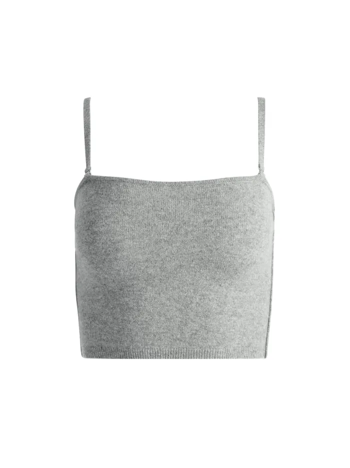 Tops Women Alice Olivia Alison Knit Top Medium Heather Grey