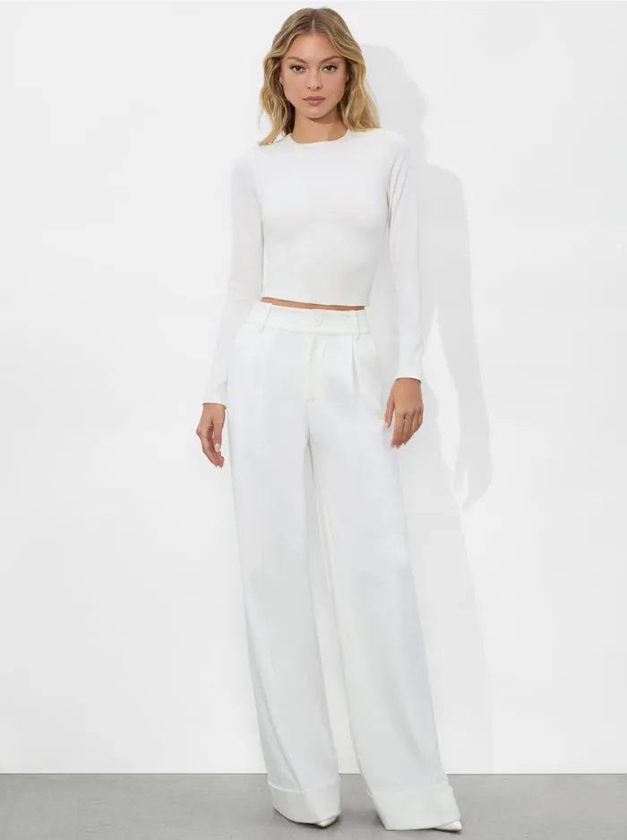 Tops Women Alice Olivia Delaina Top Off White