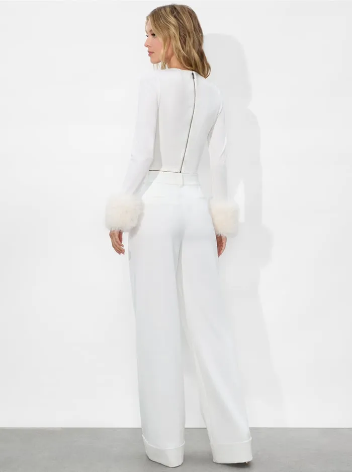 Tops Women Alice Olivia Delaina Top Off White