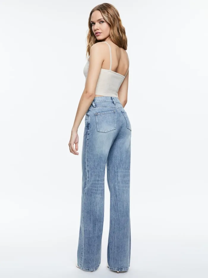 Tops Women Alice Olivia Maude Bralette Oatmeal Heather