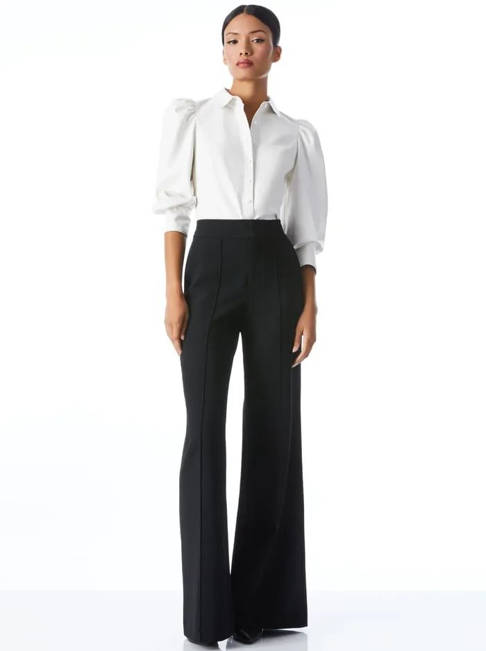 Tops Women Alice Olivia Nadine Vegan Top Off White