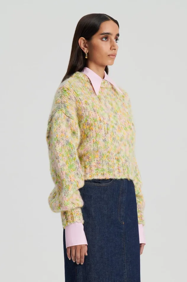 Tops Women Scanlan Theodore TEXTURED COCOON SWEATER Multi Tops Women Scanlan Theodore TEXTURED COCOON SWEATER Multi