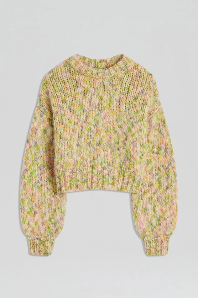 Tops Women Scanlan Theodore TEXTURED COCOON SWEATER Multi Tops Women Scanlan Theodore TEXTURED COCOON SWEATER Multi