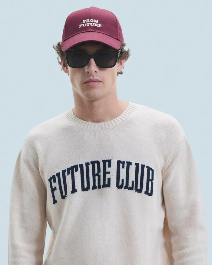 Tote Bags From Future Curved Visor Cap Burgundy