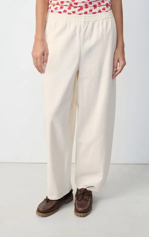 Trousers Koybay Offwhite Women American Vintage Trousers