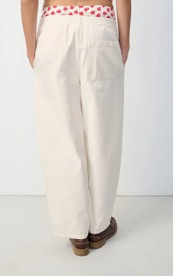 Trousers Koybay Offwhite Women American Vintage Trousers Trousers Koybay Offwhite Women American Vintage Trousers
