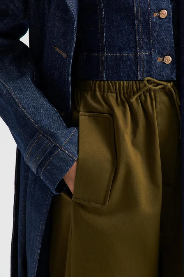 Trousers Women Scanlan Theodore POCKET CARGO Olive Trousers Women Scanlan Theodore POCKET CARGO Olive