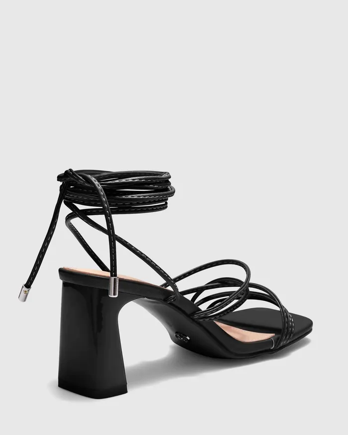 ULANY BLACK Block Heels NOVO Shoes Women ULANY BLACK Block Heels NOVO Shoes Women
