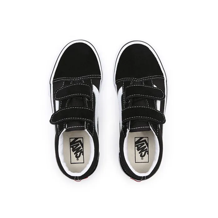 Vans Classics Kids Old Skool Hook And Loop Shoes 48 Years Black