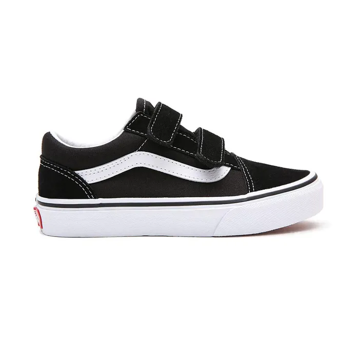 Vans Classics Kids Old Skool Hook And Loop Shoes 48 Years Black