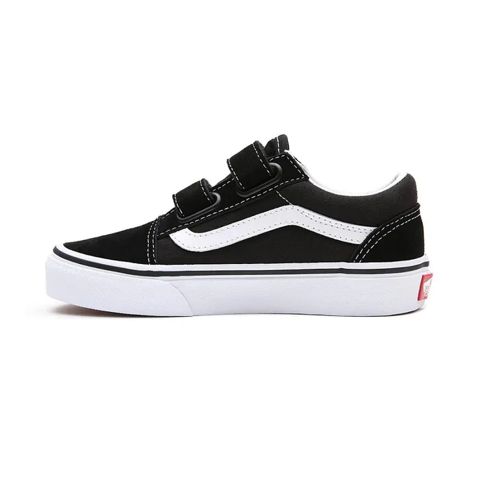 Vans Classics Kids Old Skool Hook And Loop Shoes 48 Years Black