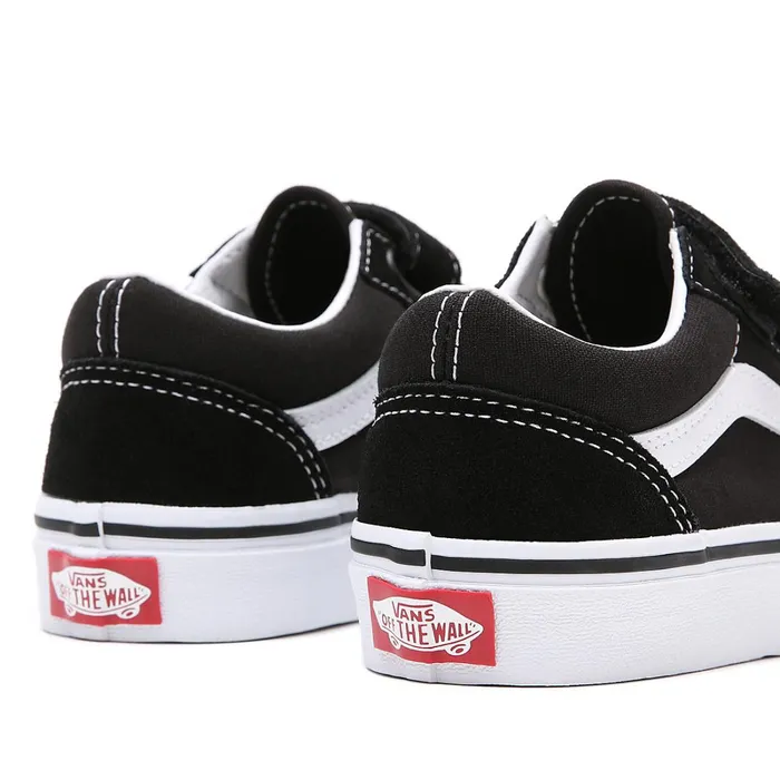 Vans Classics Kids Old Skool Hook And Loop Shoes 48 Years Black