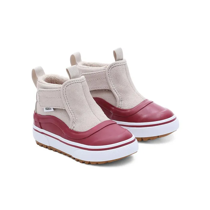 Vans Classics Kids Toddler SlipOn Hi Terrain Hook And Loop MTE1 Shoes 14 Years Red Beige