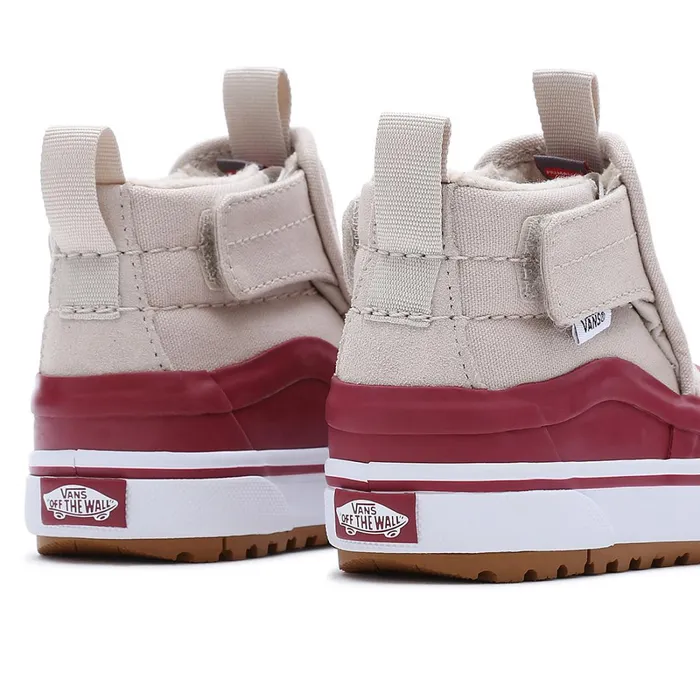 Vans Classics Kids Toddler SlipOn Hi Terrain Hook And Loop MTE1 Shoes 14 Years Red Beige