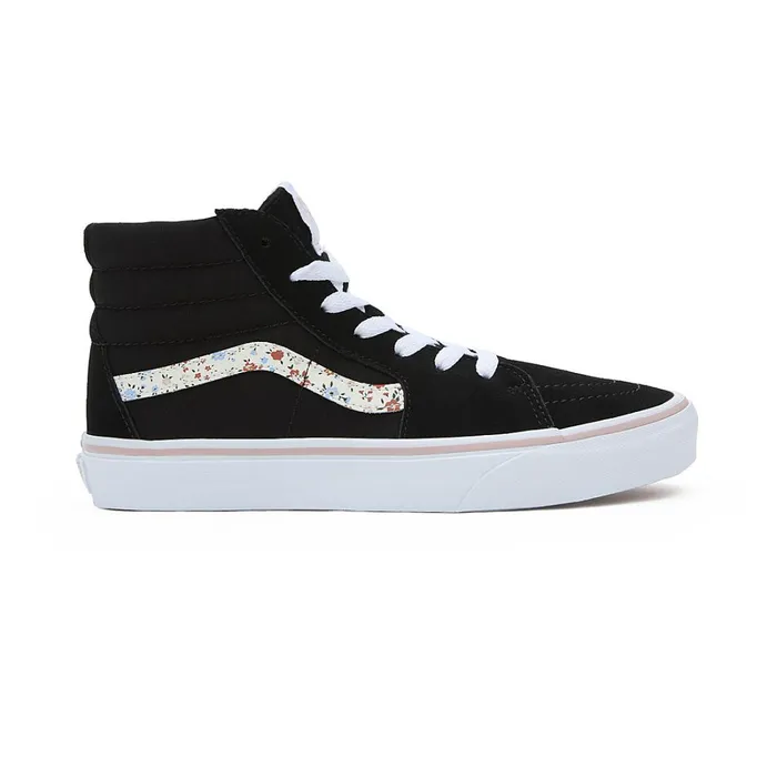 Vans Classics Kids Youth Floral Sk8Hi Shoes 814 Years Black