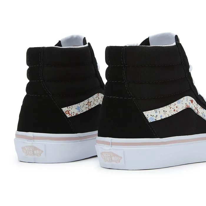 Vans Classics Kids Youth Floral Sk8Hi Shoes 814 Years Black