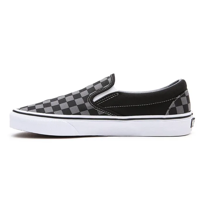 Vans Classics Men Checkerboard Classic SlipOn Shoes Black Grey