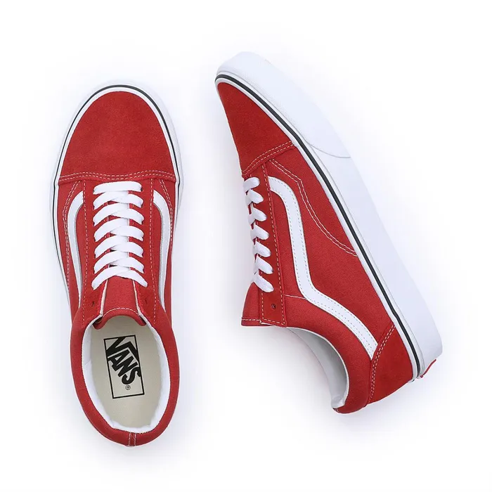 Vans Classics Men Color Theory Old Skool Shoes Red
