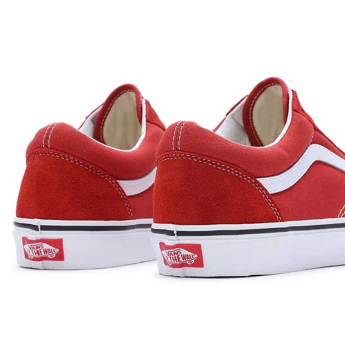 Vans Classics Men Color Theory Old Skool Shoes Red