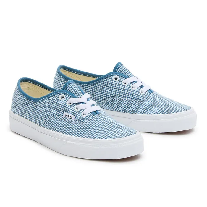 Vans Classics Men Houndstooth Authentic Shoes Blue