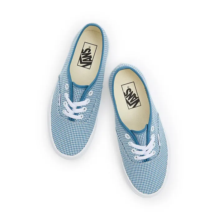 Vans Classics Men Houndstooth Authentic Shoes Blue