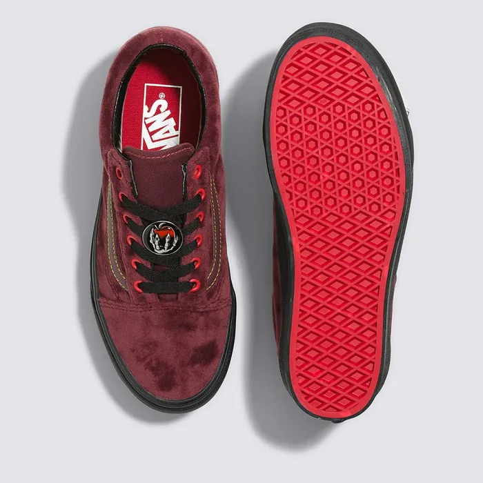 Vans Classics Women Disney X Old Skool Stackform Shoes Red