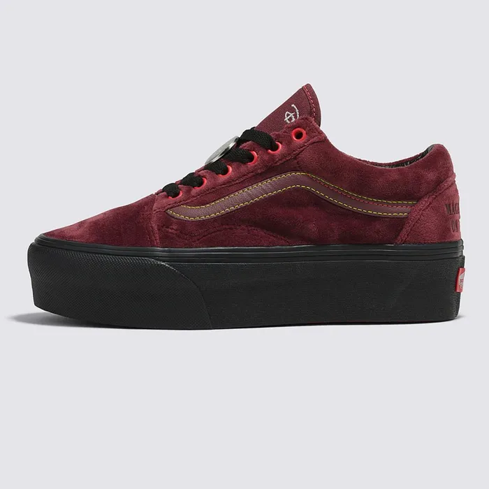 Vans Classics Women Disney X Old Skool Stackform Shoes Red