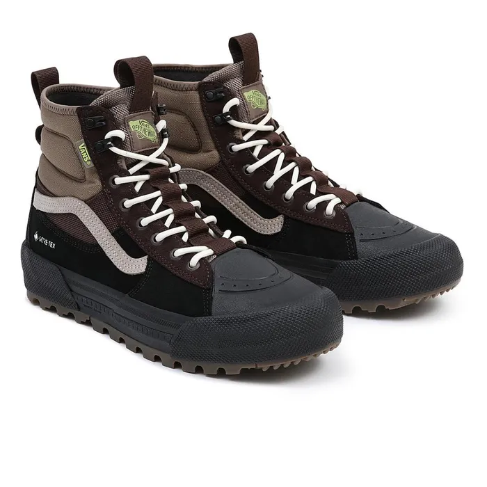 Vans Classics Women OG Sk8Hi GoreTex MTE3 Shoes Black Brown