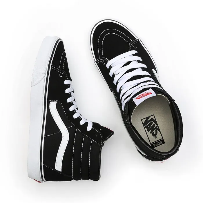 Vans Classics Women Sk8Hi Wide Fit Shoes Black