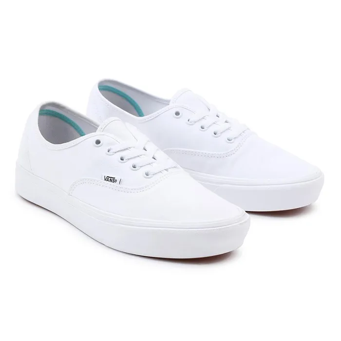 Vans Comfycush Shoes WomenMen Classic ComfyCush Authentic Shoes White