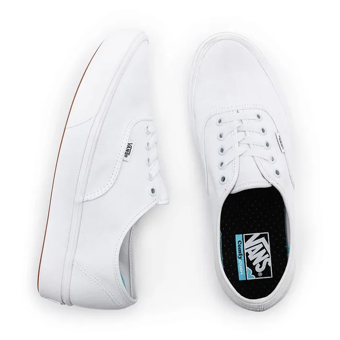 Vans Comfycush Shoes WomenMen Classic ComfyCush Authentic Shoes White
