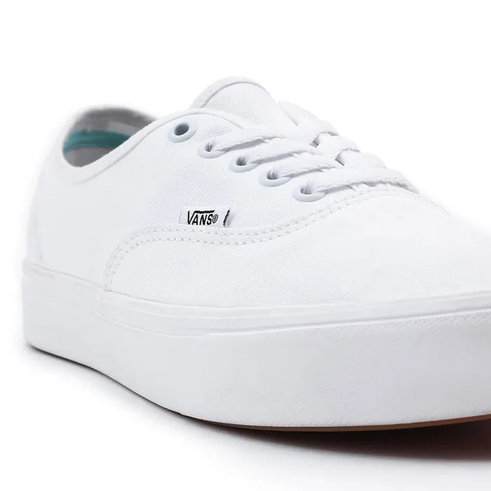 Vans Comfycush Shoes WomenMen Classic ComfyCush Authentic Shoes White