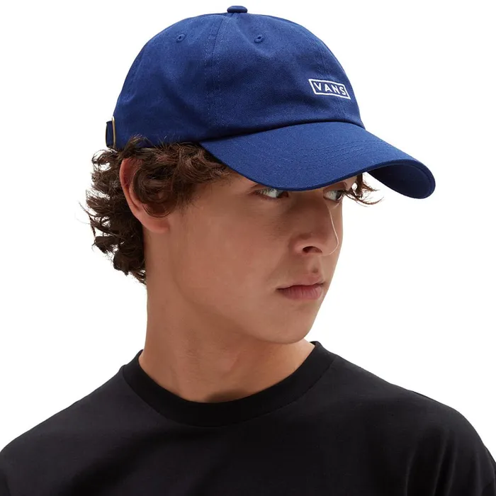 Vans Hats and Beanies Men Curved Bill Jockey Hat Blue
