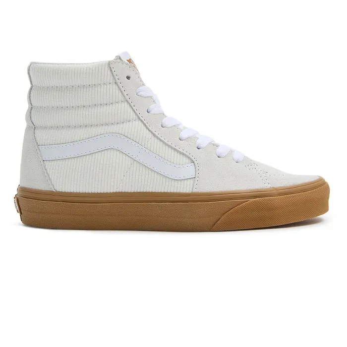 Vans HiTop Shoes Men Sk8Hi Corduroy Shoes White