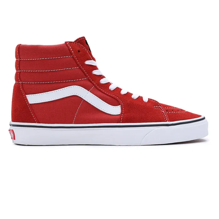Vans HiTop Shoes Men Sk8Hi Shoes Red