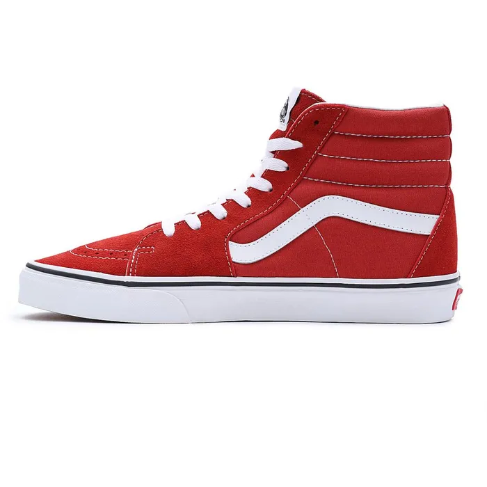 Vans HiTop Shoes Men Sk8Hi Shoes Red