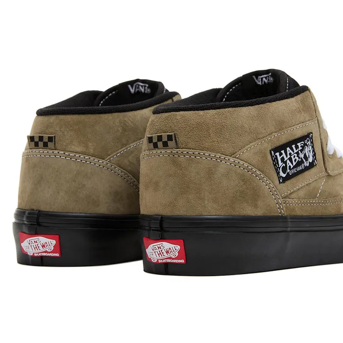 Vans HiTop Shoes Men Skate Half Cab Pig Suede Shoes Green