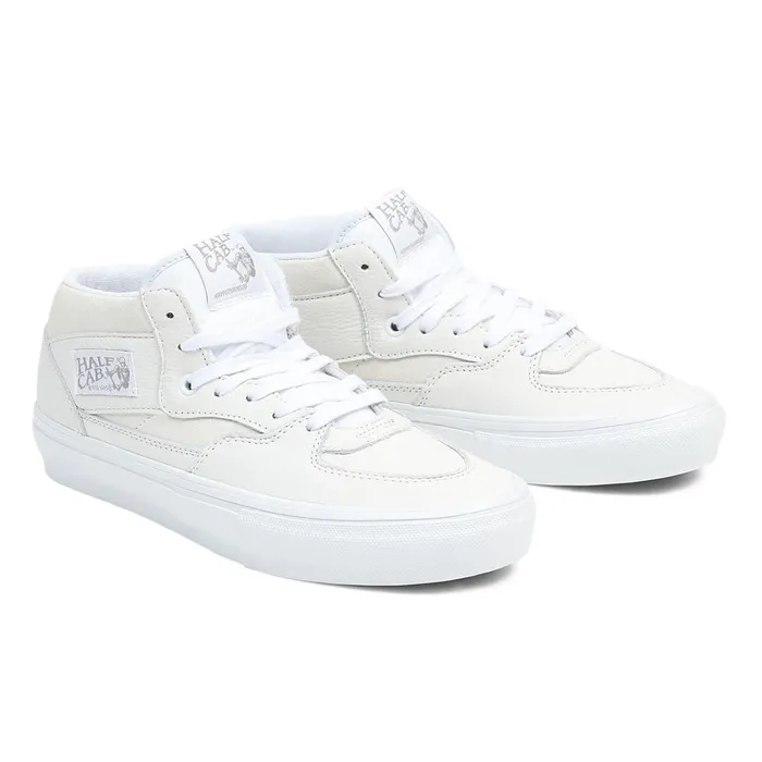 Vans HiTop Shoes Men Skate Half Cab Shoes White