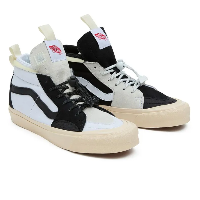 Vans HiTop Shoes Men Vault By X Abc Sk8Hi EXT Mismatch Shoes Black