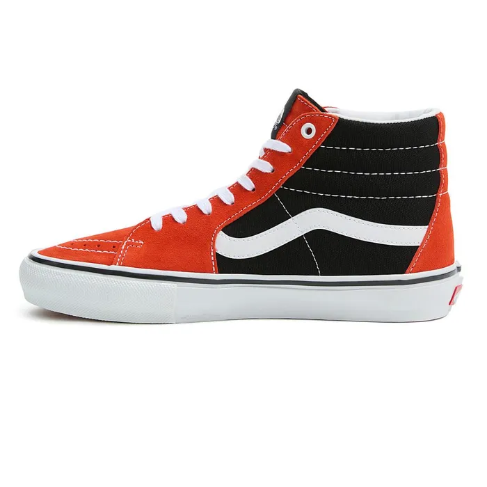 Vans HiTop Shoes Women Skate Sk8Hi Shoes Red
