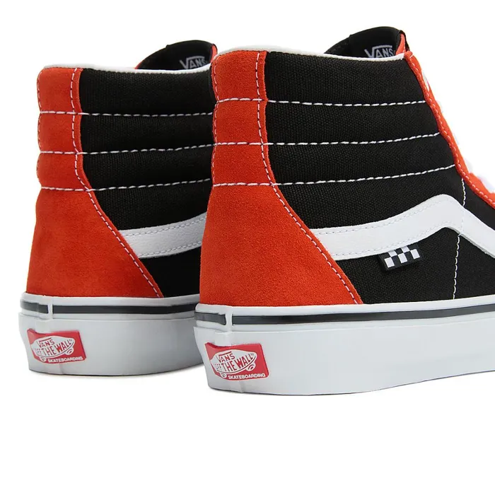 Vans HiTop Shoes Women Skate Sk8Hi Shoes Red