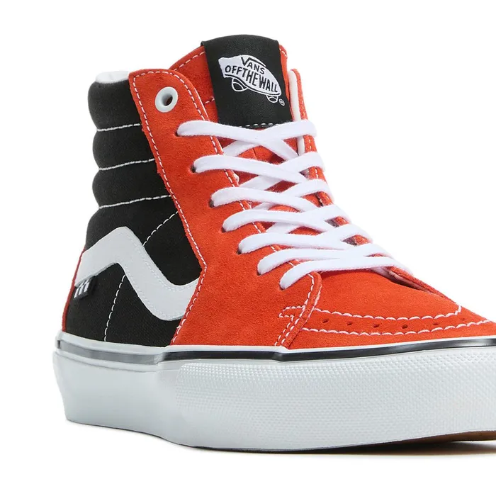 Vans HiTop Shoes Women Skate Sk8Hi Shoes Red