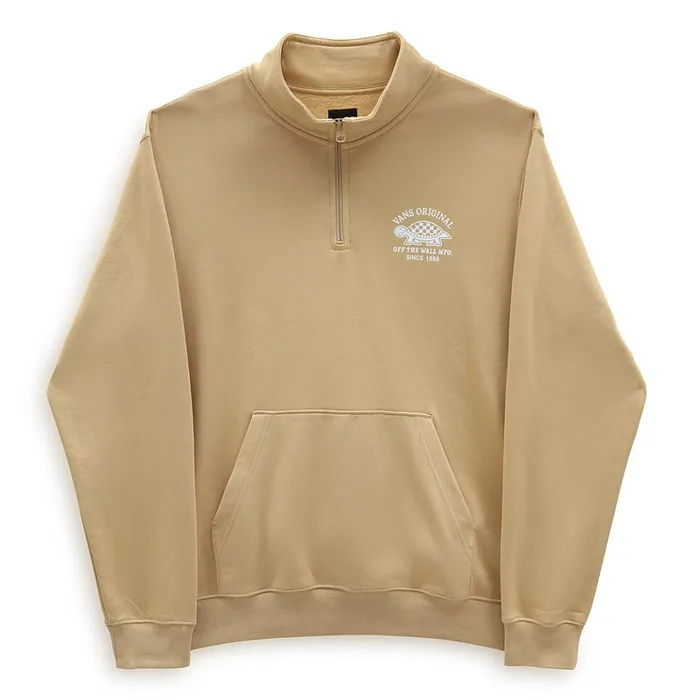 Vans Hoodies and Sweatshirts Men Racer Q Tip Sweatshirt Beige