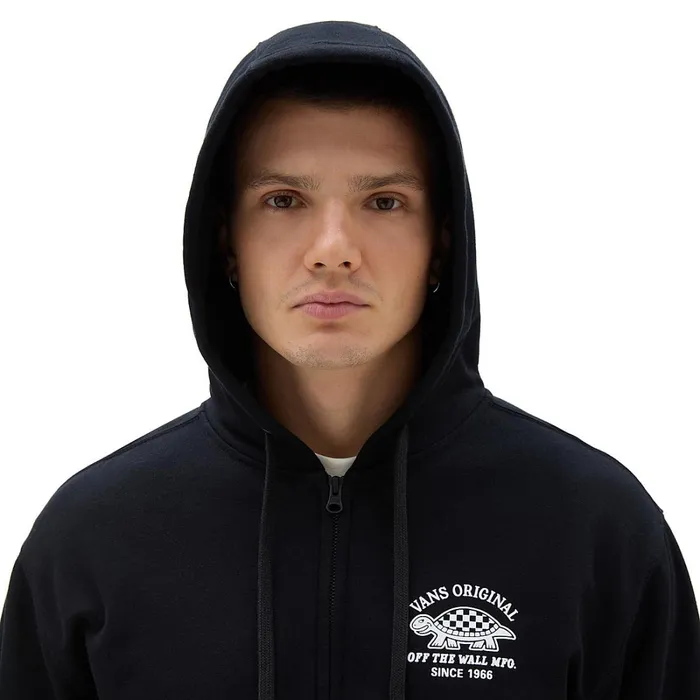 Vans Hoodies and Sweatshirts Men Speed Racer Full Zip Hoodie Black