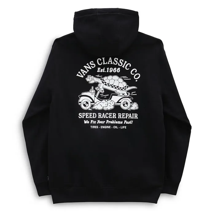 Vans Hoodies and Sweatshirts Men Speed Racer Full Zip Hoodie Black
