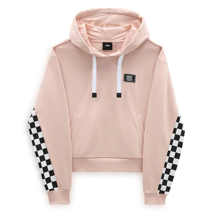 Vans Hoodies and Sweatshirts Women Boom Boom Check It Pullover Hoodie Pink
