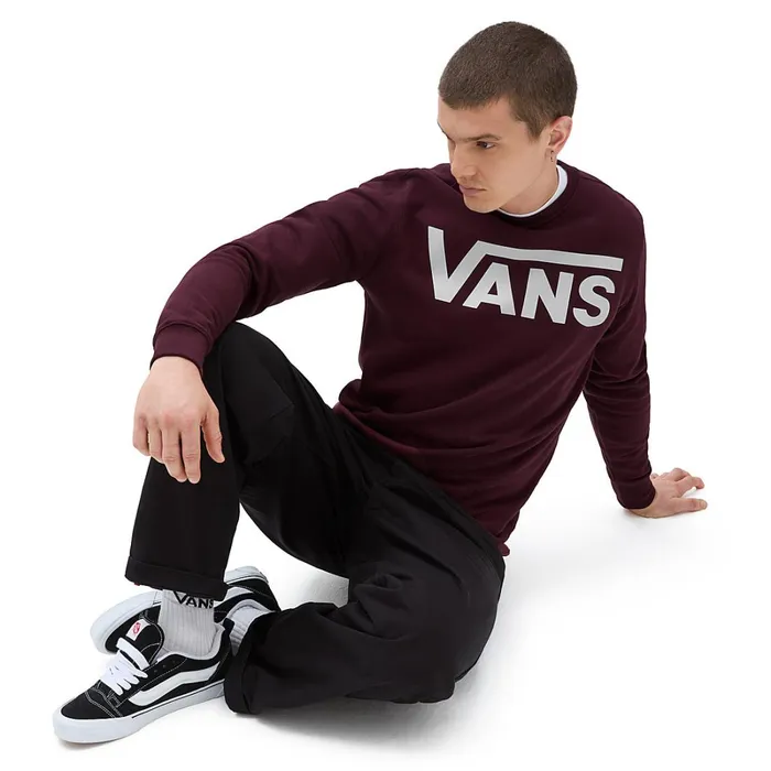 Vans Hoodies and Sweatshirts Women Classic Crew II Red